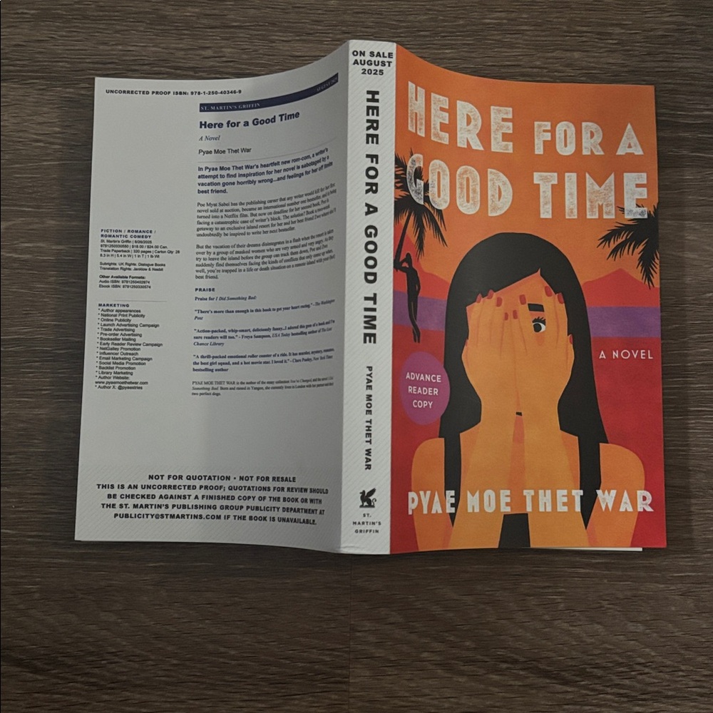 Here for a Good Time Art Print by - Orange and Black,
A Book Of Novel - Picture 3 of 4